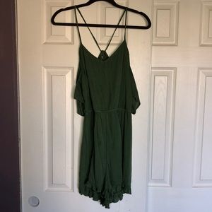 Olive Green Romper